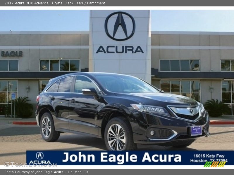 Crystal Black Pearl / Parchment 2017 Acura RDX Advance