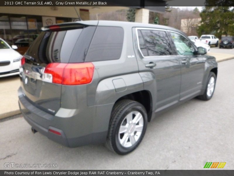 Gray Green Metallic / Jet Black 2013 GMC Terrain SLE AWD