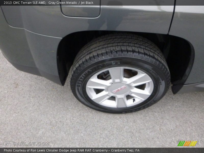 Gray Green Metallic / Jet Black 2013 GMC Terrain SLE AWD