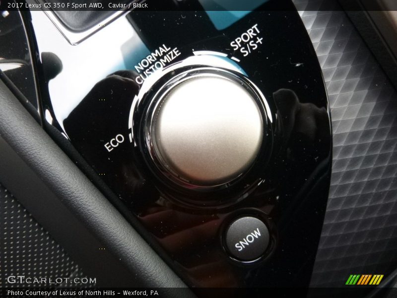 Caviar / Black 2017 Lexus GS 350 F Sport AWD