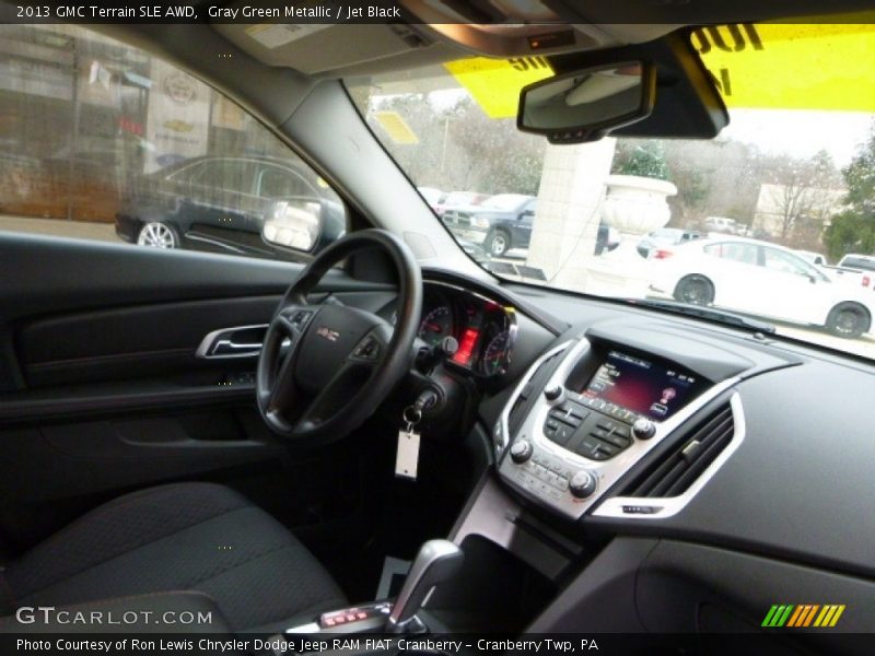 Gray Green Metallic / Jet Black 2013 GMC Terrain SLE AWD