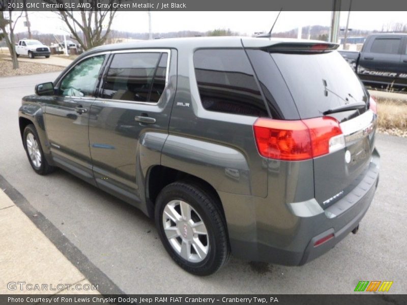 Gray Green Metallic / Jet Black 2013 GMC Terrain SLE AWD