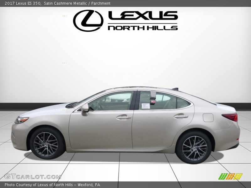 Satin Cashmere Metallic / Parchment 2017 Lexus ES 350