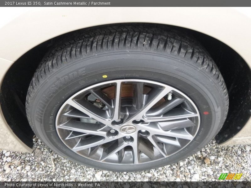 Satin Cashmere Metallic / Parchment 2017 Lexus ES 350