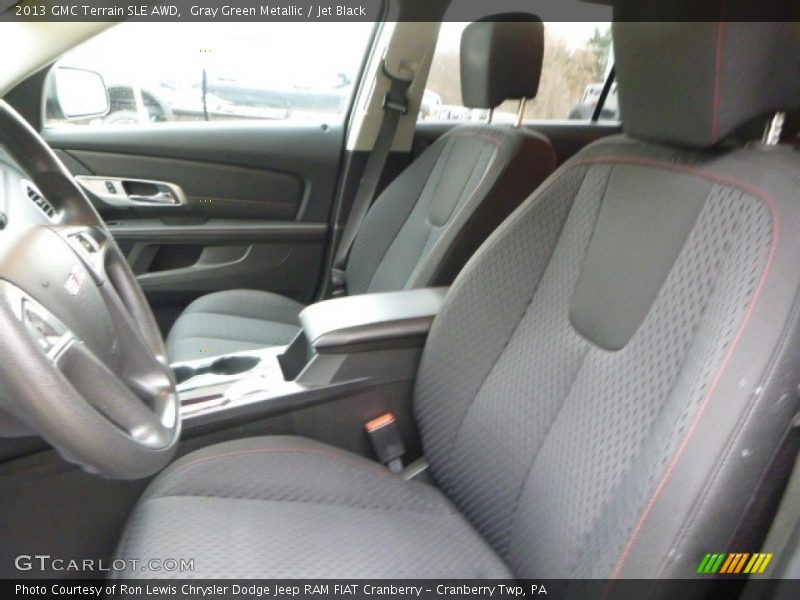 Gray Green Metallic / Jet Black 2013 GMC Terrain SLE AWD