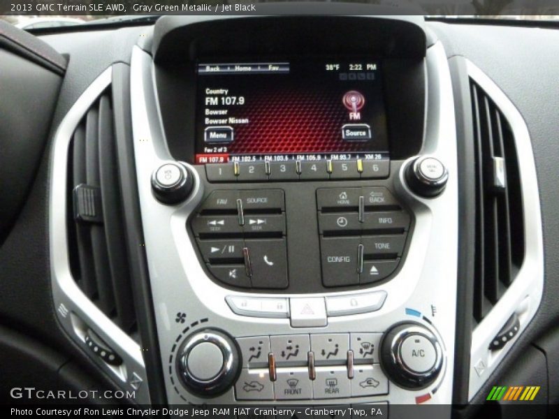 Gray Green Metallic / Jet Black 2013 GMC Terrain SLE AWD