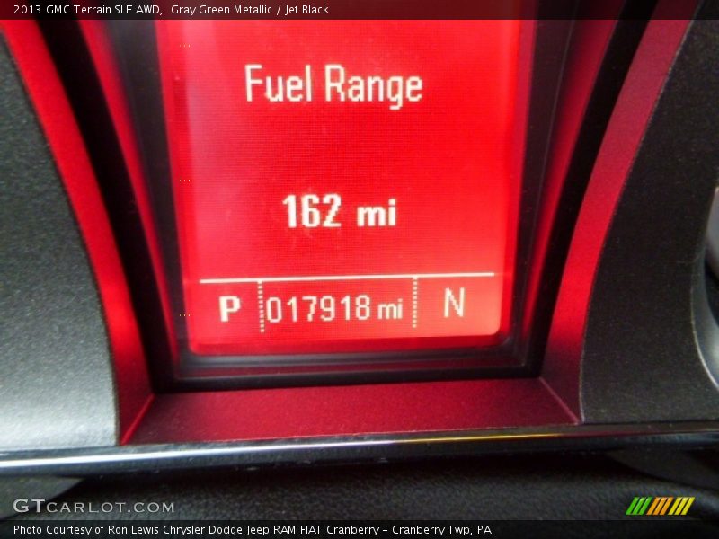 Gray Green Metallic / Jet Black 2013 GMC Terrain SLE AWD