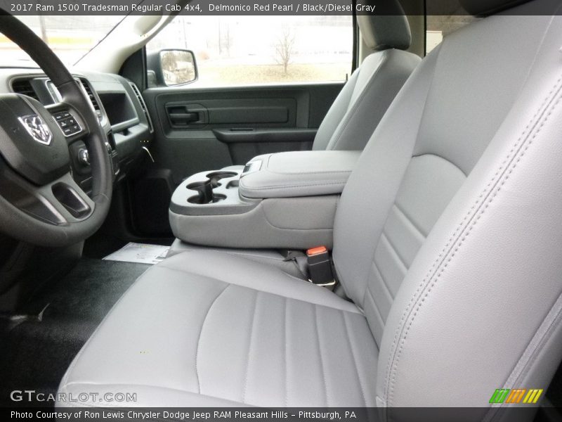 Delmonico Red Pearl / Black/Diesel Gray 2017 Ram 1500 Tradesman Regular Cab 4x4