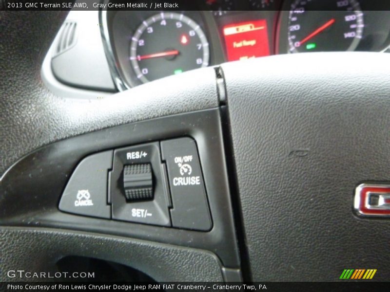 Gray Green Metallic / Jet Black 2013 GMC Terrain SLE AWD