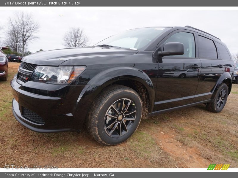 Pitch Black / Black 2017 Dodge Journey SE