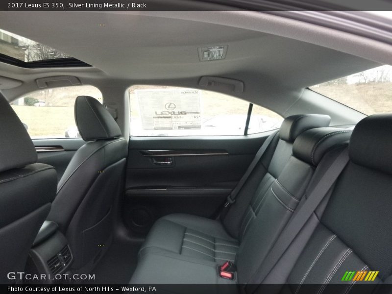 Silver Lining Metallic / Black 2017 Lexus ES 350