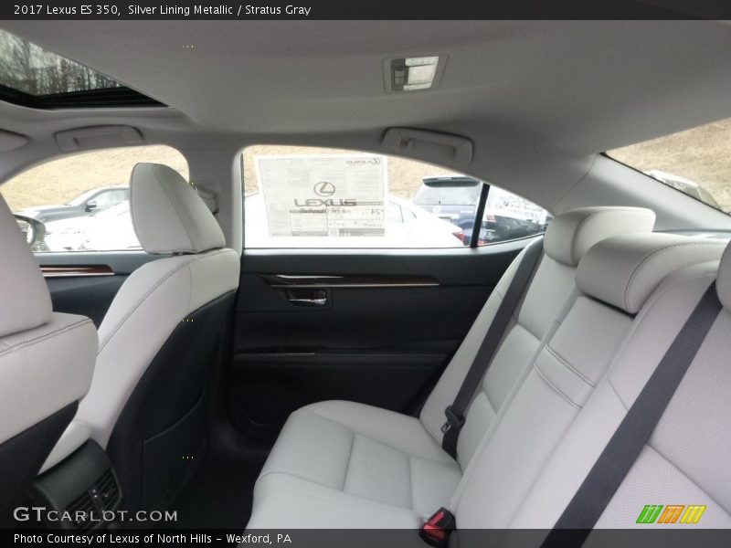 Silver Lining Metallic / Stratus Gray 2017 Lexus ES 350