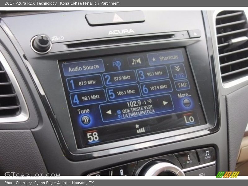 Kona Coffee Metallic / Parchment 2017 Acura RDX Technology