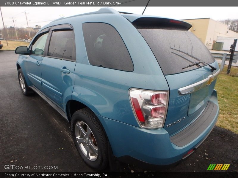 Golden Teal Metallic / Dark Gray 2008 Chevrolet Equinox LT AWD