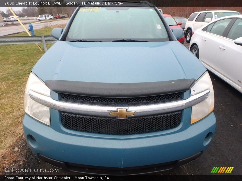Golden Teal Metallic / Dark Gray 2008 Chevrolet Equinox LT AWD