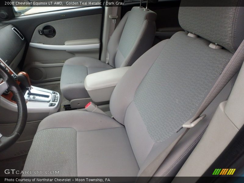 Golden Teal Metallic / Dark Gray 2008 Chevrolet Equinox LT AWD