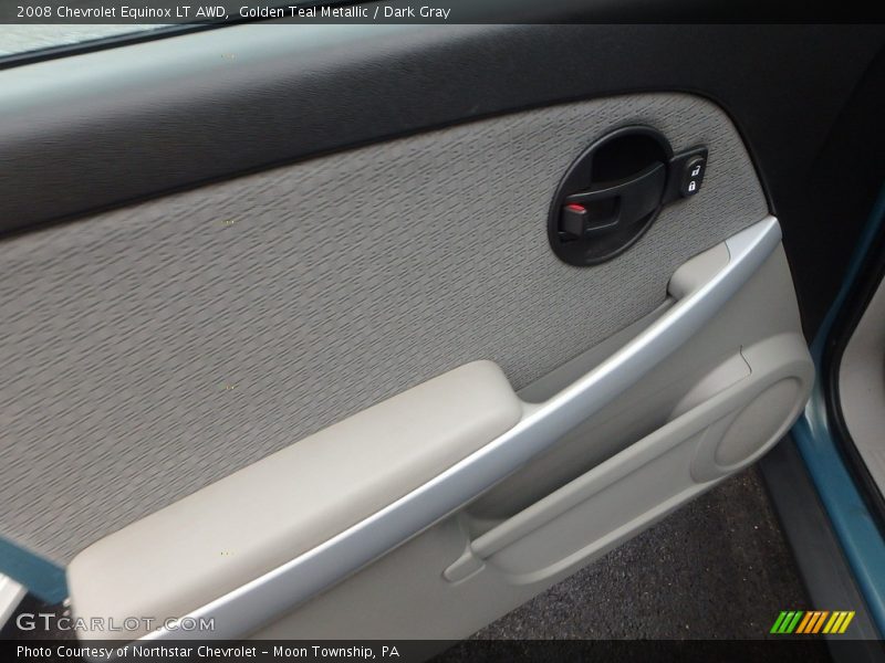 Golden Teal Metallic / Dark Gray 2008 Chevrolet Equinox LT AWD