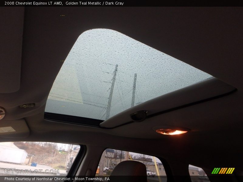 Golden Teal Metallic / Dark Gray 2008 Chevrolet Equinox LT AWD