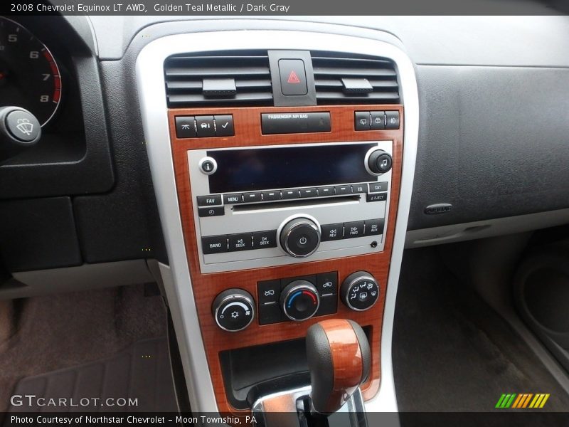 Golden Teal Metallic / Dark Gray 2008 Chevrolet Equinox LT AWD