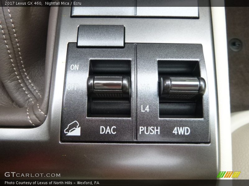 Controls of 2017 GX 460