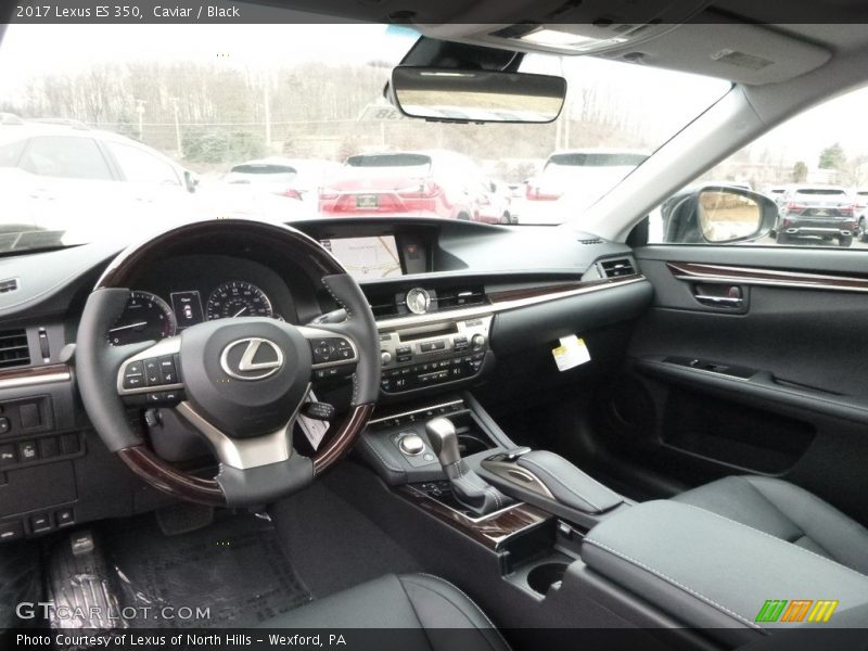 Caviar / Black 2017 Lexus ES 350