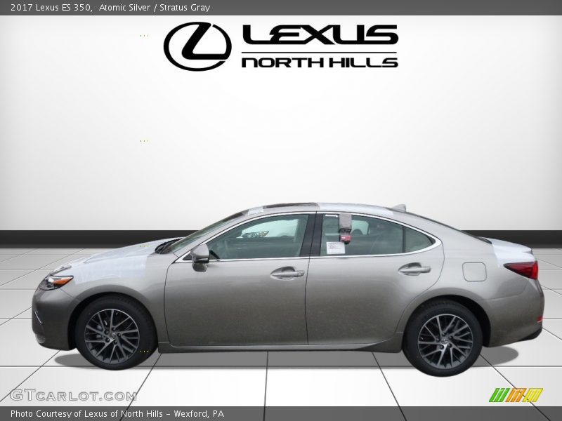 Atomic Silver / Stratus Gray 2017 Lexus ES 350