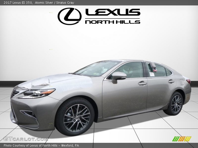 Atomic Silver / Stratus Gray 2017 Lexus ES 350
