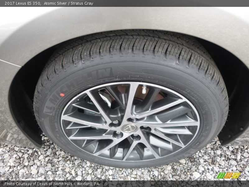 Atomic Silver / Stratus Gray 2017 Lexus ES 350