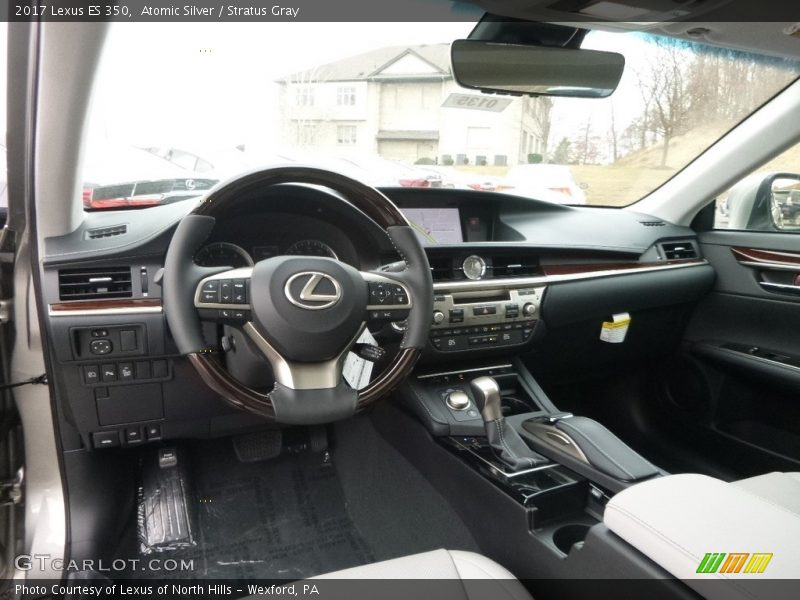 Atomic Silver / Stratus Gray 2017 Lexus ES 350
