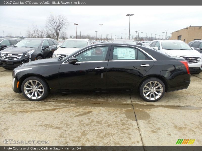 Black Raven / Jet Black 2017 Cadillac CTS Luxury AWD