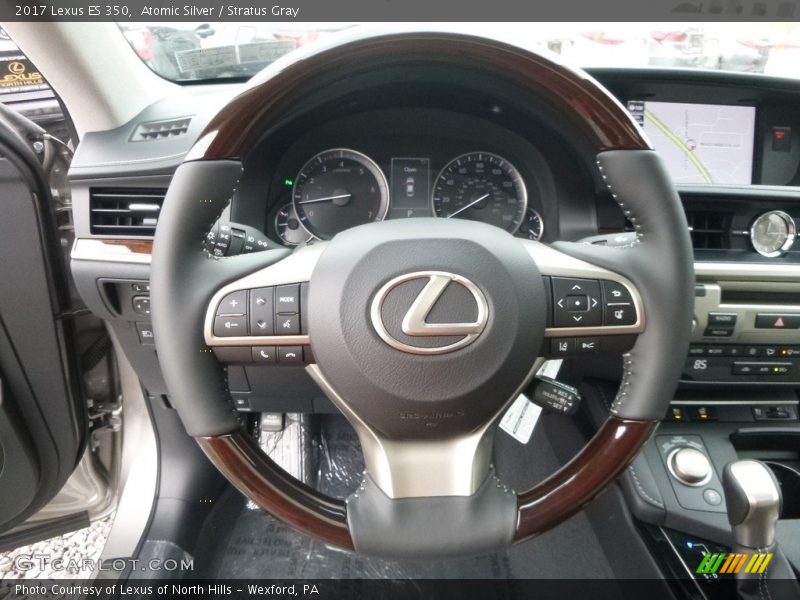 Atomic Silver / Stratus Gray 2017 Lexus ES 350