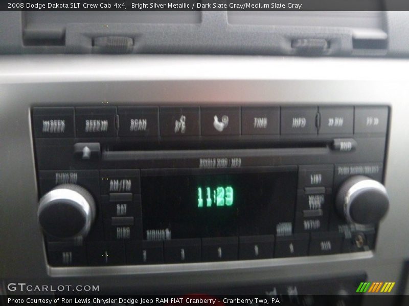 Bright Silver Metallic / Dark Slate Gray/Medium Slate Gray 2008 Dodge Dakota SLT Crew Cab 4x4
