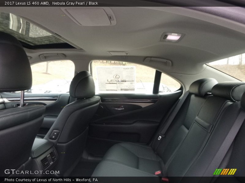 Nebula Gray Pearl / Black 2017 Lexus LS 460 AWD