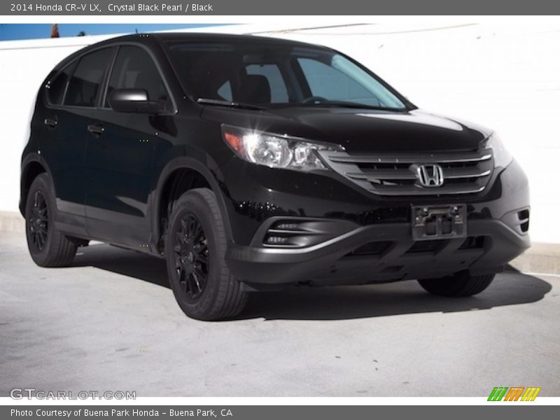 Crystal Black Pearl / Black 2014 Honda CR-V LX