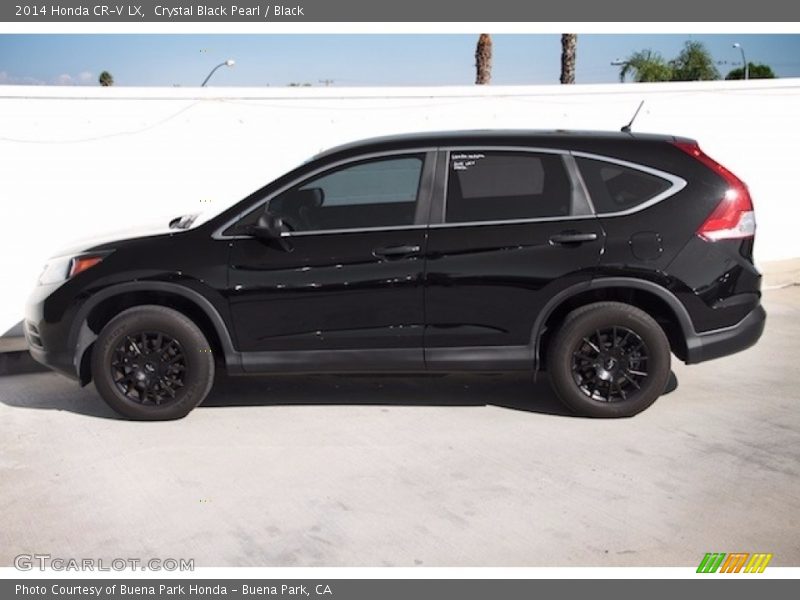 Crystal Black Pearl / Black 2014 Honda CR-V LX