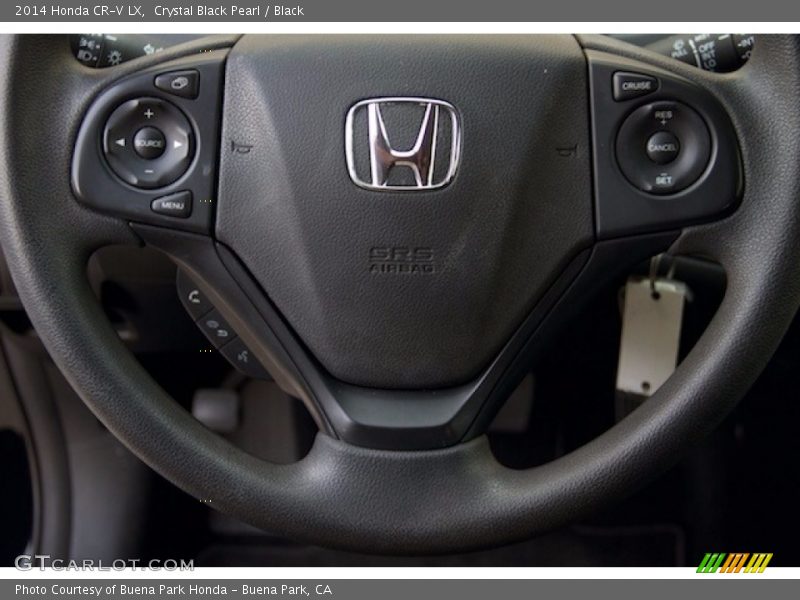 Crystal Black Pearl / Black 2014 Honda CR-V LX