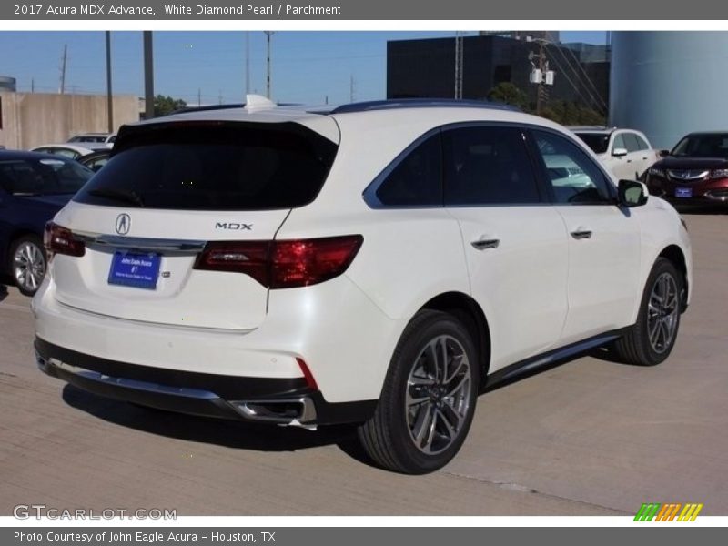 White Diamond Pearl / Parchment 2017 Acura MDX Advance
