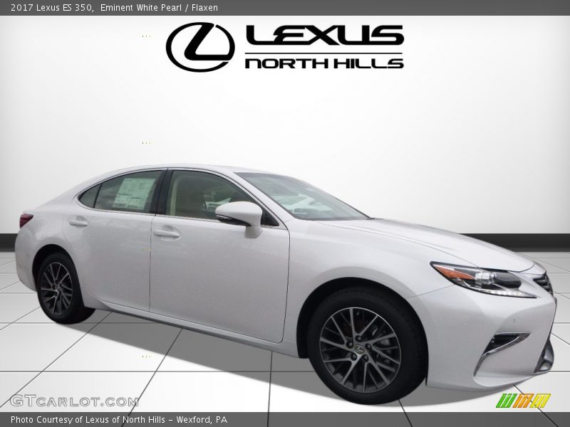 Eminent White Pearl / Flaxen 2017 Lexus ES 350