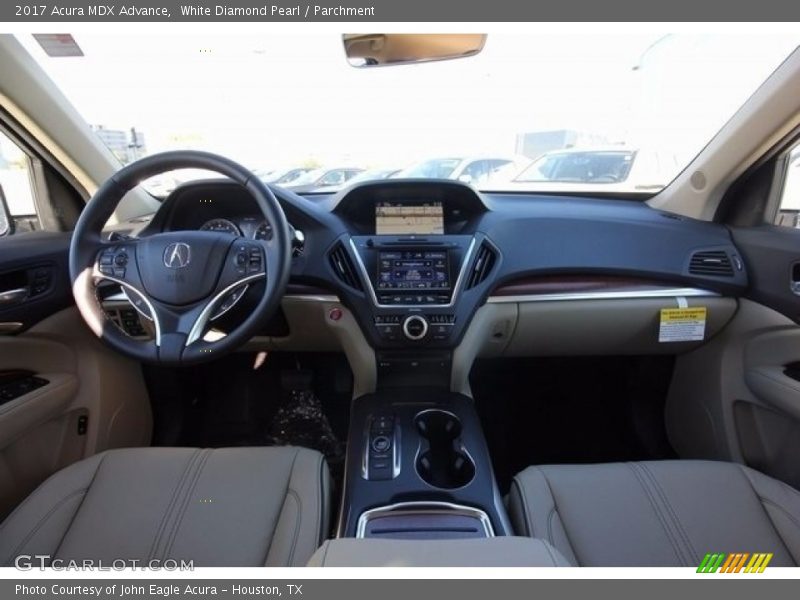 White Diamond Pearl / Parchment 2017 Acura MDX Advance