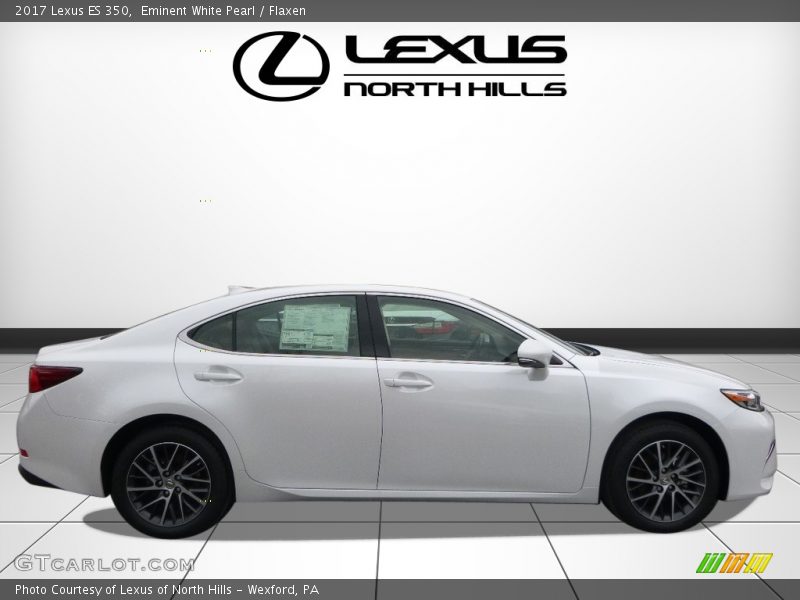 Eminent White Pearl / Flaxen 2017 Lexus ES 350