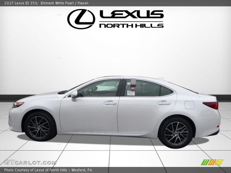 Eminent White Pearl / Flaxen 2017 Lexus ES 350