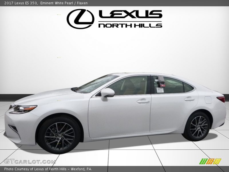 Eminent White Pearl / Flaxen 2017 Lexus ES 350