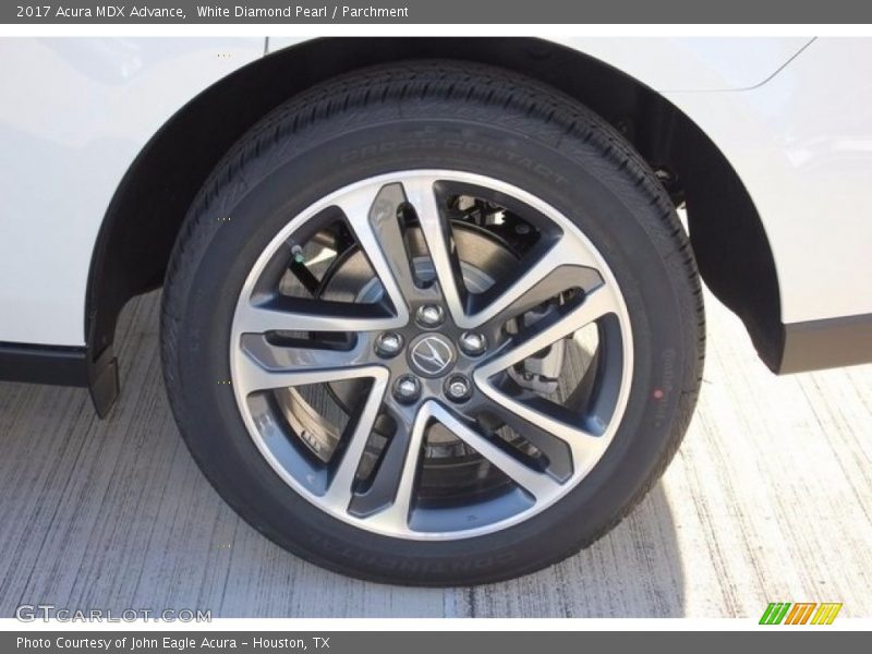 White Diamond Pearl / Parchment 2017 Acura MDX Advance
