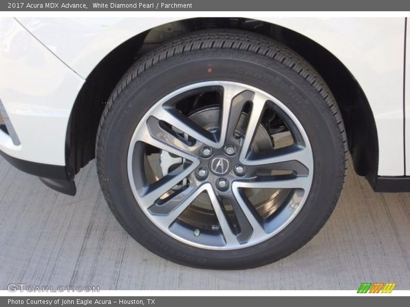 White Diamond Pearl / Parchment 2017 Acura MDX Advance