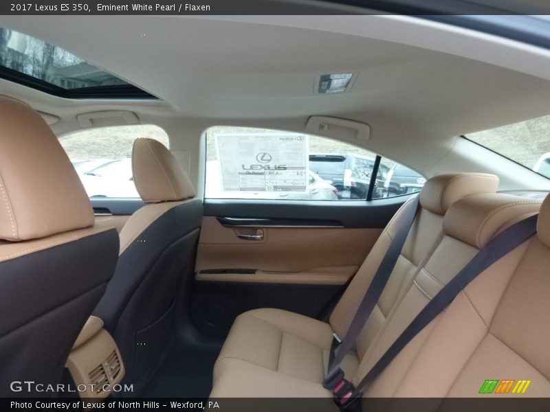 Eminent White Pearl / Flaxen 2017 Lexus ES 350