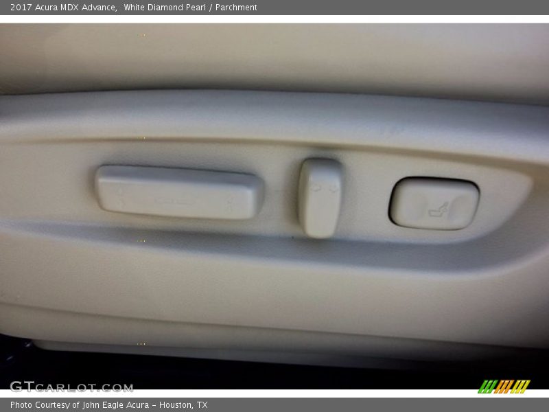 White Diamond Pearl / Parchment 2017 Acura MDX Advance