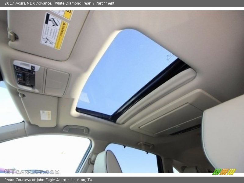 White Diamond Pearl / Parchment 2017 Acura MDX Advance