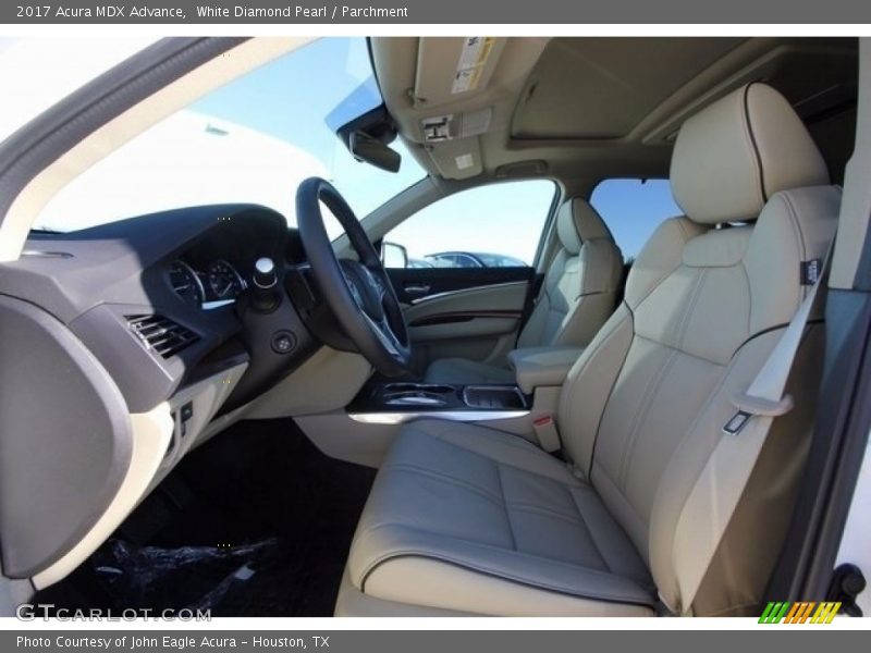 White Diamond Pearl / Parchment 2017 Acura MDX Advance