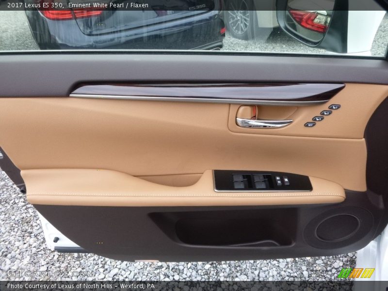 Eminent White Pearl / Flaxen 2017 Lexus ES 350