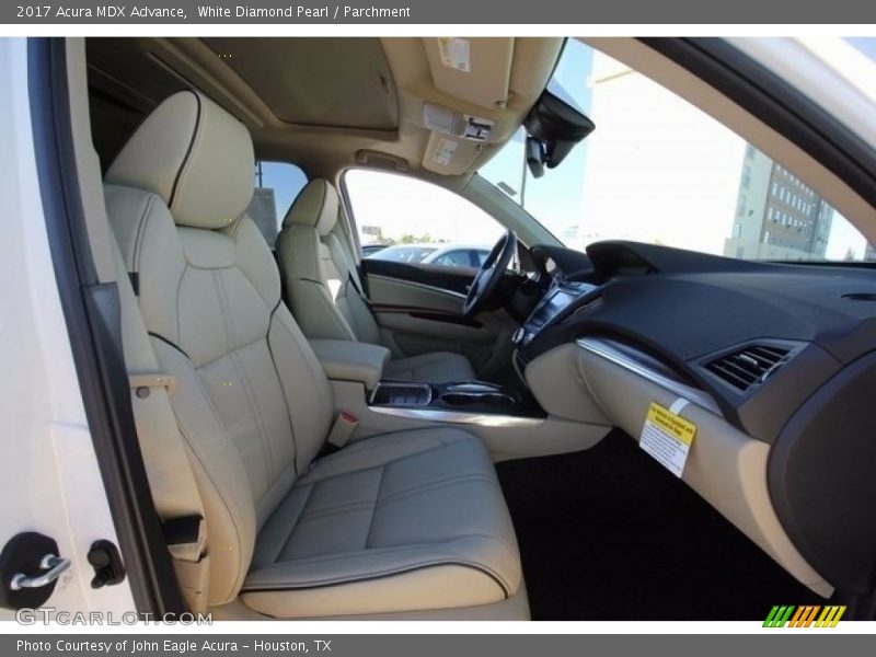 White Diamond Pearl / Parchment 2017 Acura MDX Advance